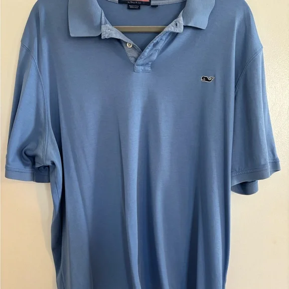 Vineyard Vines Men's Blue Polo Shirt - Picture 1 of 3